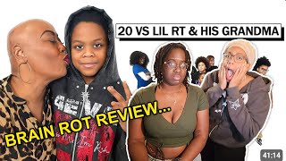 REACTING TO LIL RT AND HIS GRANDMA ON 20 VS 1??