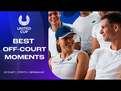 All the BEST off-court moments 😜 | 2023 United Cup