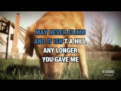 You Gave Me A Mountain in the style of Gene Watson | Karaoke with Lyrics