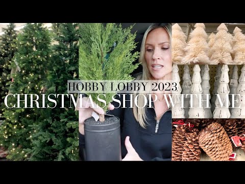 Hobby Lobby 2023 Christmas Shop with Me | High End Looks for Less