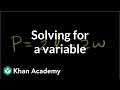 Solving Linear Equations and Variables