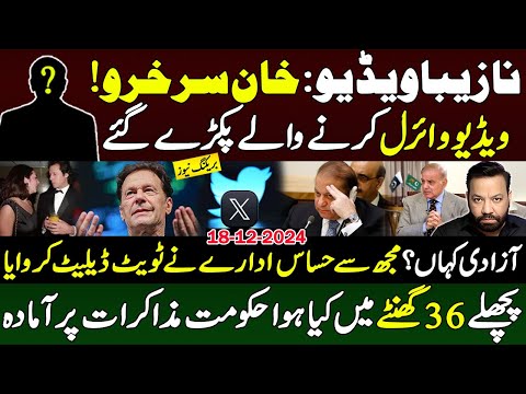 خان کی نازیباویڈیووائرل کرنے والے پکڑے گئے،ٹویٹ ڈیلیٹ کروادیا؟کس نے؟پچھلے 36 گھنٹوں میں کیاہوا؟