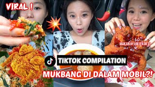 KOMPILASI VIDEO NENG AURA ASMR MUKBANG DI DALAM MOBIL!!! MAKAN 1 AYAM RICHEESE ?!! 😱😱😱