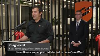 Australian Federal Minister Officially Opens DroneShield Sydney HQ