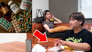 【検証】最近40kg痩せたじんじんが”怪しい痩せ薬”に手を出していたら相方はどういう反応をするのか？