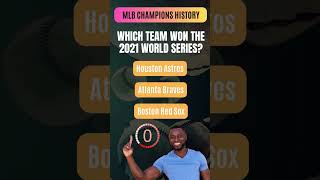 Which team won the 2021 World Series?