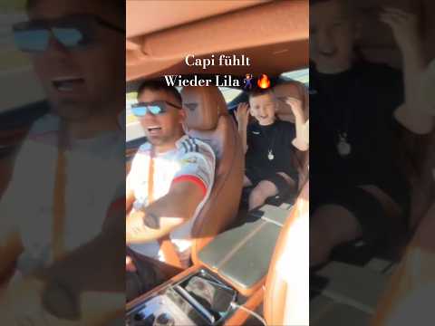 Capi fühlt Wieder Lila mit seinen Kindern! 🕺🔥 #deutschrap #braaap #rap #automobile #berlinlebt