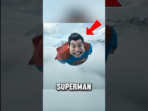 ASÍ se ve SUPERMÁN sin EFECTOS ESPECIALES 😱 #superman #curiosidades #datoscuriosos