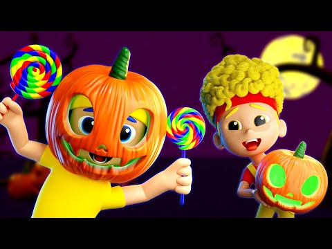 Baile de Halloween con cabeza de calabaza | D Billions Canciones Infantiles