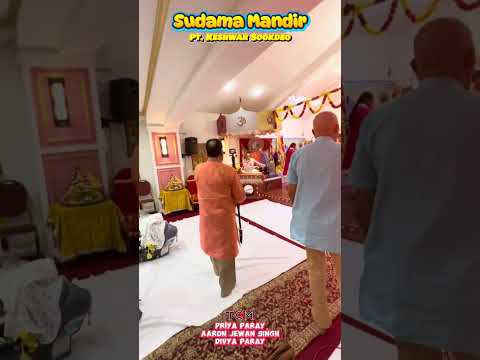 Guru Keshwar Sookdeo ji in Sudama Mandir with TCM Band | Priya Paray, Aaron Jewan Singh & Divya