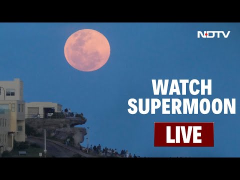 Supermoon From India LIVE | Watch Hunter's Supermoon From India Gate In Delhi | NDTV 24x7 LIVE
