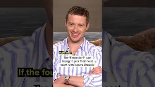 The 'Fantastic 4' cast try to pick their heist team roles😭 #shorts