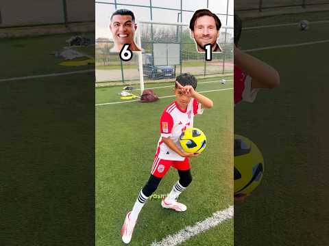 🇦🇷Messi OR 🇵🇹Ronaldo Which One Is The Goat Challenge #youtube