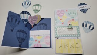 Pop up Heißluftballon mit Stampin'UP!