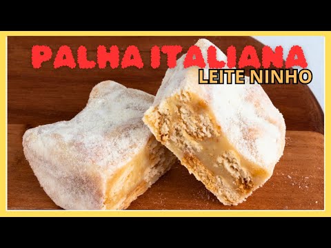 PALHA ITALIANA DELICIOSA   FEITA COM LEITE EM PÓ