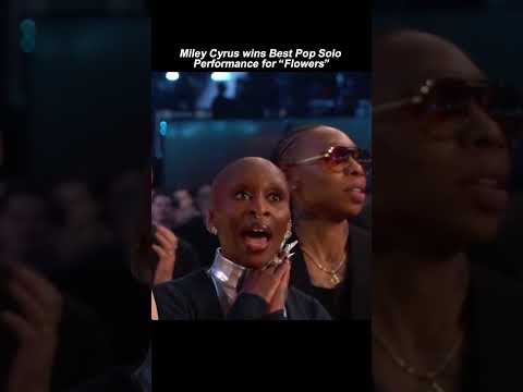 #MileyCyrus #Flowers #<strong>GRAMMYs</strong> #BestPopSoloPerformance