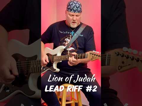Here’s How-To play Lead Riff #2 from the intro #guitarsolo for #lionofjudah #whitecross
