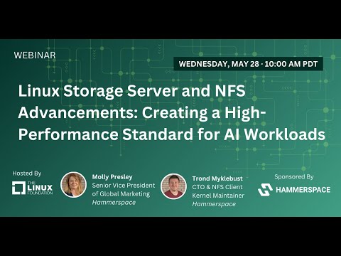 LF Live Webinar: Linux Storage Server and NFS Advancements