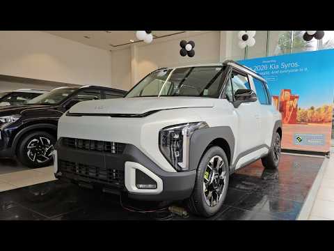 2026 Kia Syros Launched | Spacious and Feature Rich | Grey and White Color | Exterior & Interior