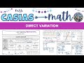 Identifying Direct Variation Relationships