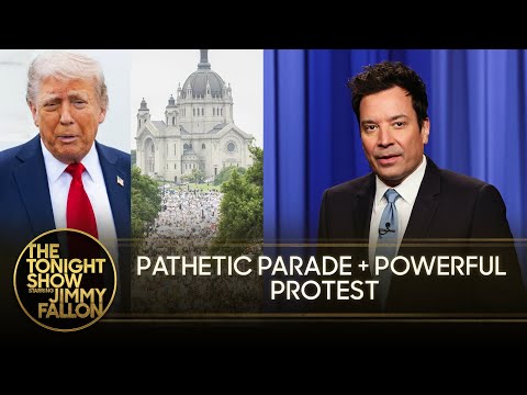 Trump's Pathetic Military Parade Squeaks Past Empty Seats as No Kings Protests Draw Historic Crowds