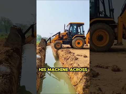 Will he be able to get through? (@excavator01) #shorts