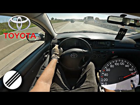 Toyota Corolla Kombi 1.6 VVT-i Top Speed Drive on German Autobahn🏎