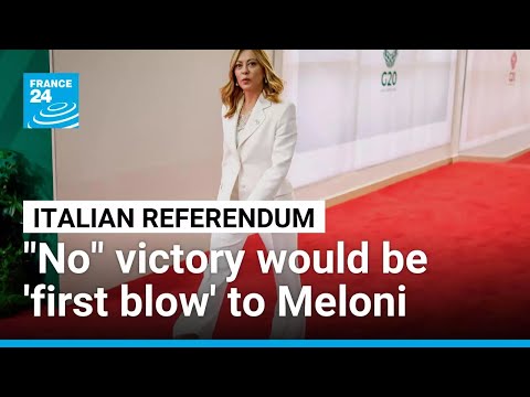 A "no" vote in Italy's referendum could be 'first blow' to Meloni's premiership • FRANCE 24