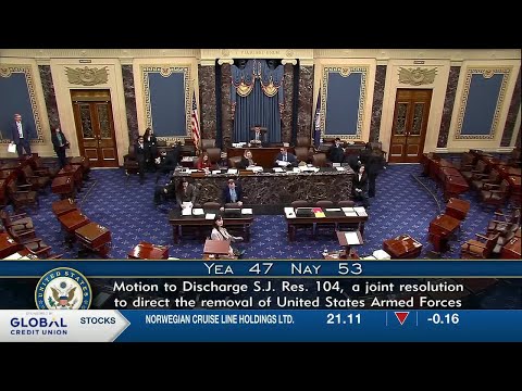YouTube video thumbnail: ‘Practical Implications:’ Sen. Murkowski Opposes war Powers Resolution