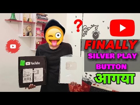 Finally मिल ही गया 😍 || Silver play button unboxing || Silver play button unboxing 2023