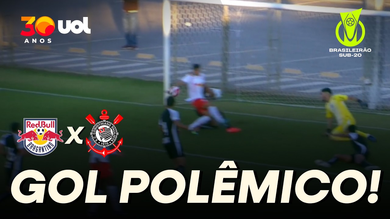 GOL DE MÃO? BRAGANTINO EMPATA NO ÚLTIMO LANCE E CORINTHIANS FICA NA BRONCA PELO BRASILEIRÃO SUB-20