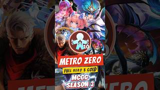 META HARLEY! METRO ZERO FULL HERO 5 GOLD #MagicChessGoGo #MCGGIDCreators