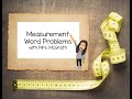 Measurement Word Problems Challenge