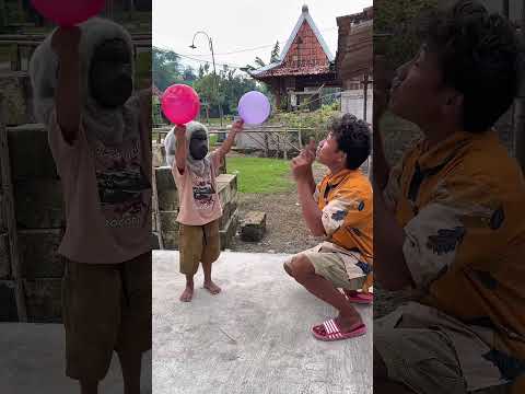 Monyet gak boleh makan permen susu dan main balon