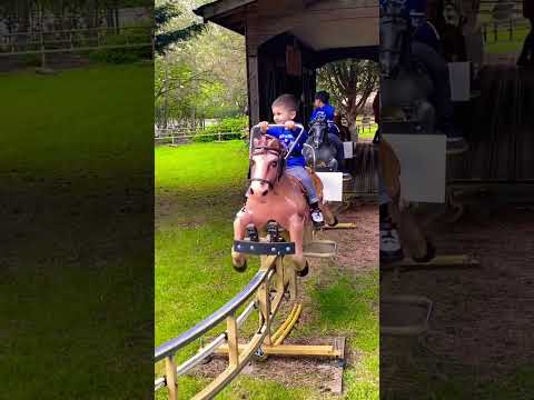 Horse ride🤩🤩 At Gulliver’s Land Theme Park UK #shorts #viralshorts #ytshorts #fyp #themepark