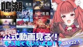 【 #鳴潮 】初見リアクション✨もう見てもいいよね！？わくわくの公式動画視聴 #プロジェクトWAVE DAY22.5 #エリーエ変身中