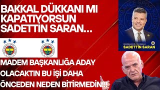 Fenerbahçe Başkanı  Sadettin Saran Oldu |Bahis Şirketi  kapanma süreci nasıl ilerlemeli 