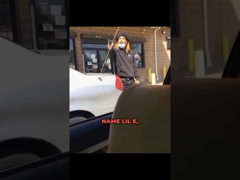 LIL E ? POINTS WEAPON AT A GIRL OVER A DISPUTE ๐คท๐ฝโโ๏ธ #comedy #crime #shortsfeed
