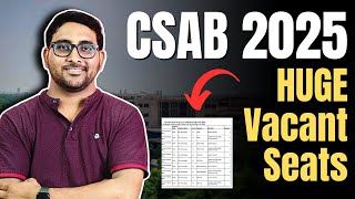 CSAB Vacant Seats 2025 for NIT , IIIT , GFTI | Csab counselling : Schedule , Documents | Jee Mains