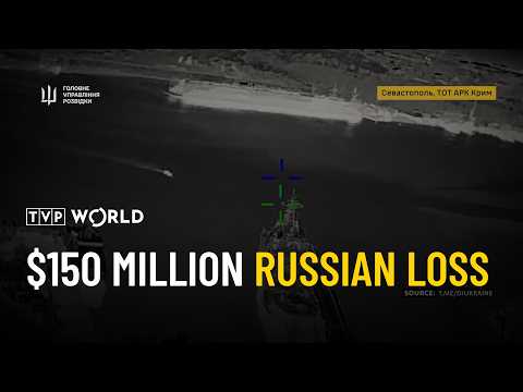 YouTube video thumbnail: Strike in Sevastopol Bay Damages Russian Fleet 