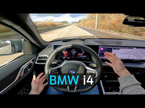 2024 BMW i4 eDRIVE40 GRAN COUPÉ 340 HP POV TEST DRIVE