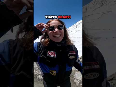 16,000 ft at Shinkula Top 😍 #india #shinkulapass #himalaya #india #motovolgger #indiatrip