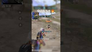 quick 1v4 🔥 #bgmishorts #shorts #pubgmobile #pubgshorts #pubgm #viralvideo #trendingshorts
