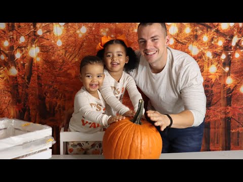 PUMPKIN CARVING FUN WITH DAD!!