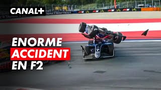 Tonneaux impressionnants de Sami Meguetounif en F2 - Grand Prix d'Autriche