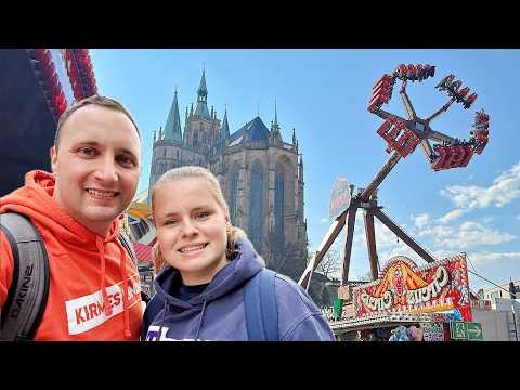 Immernoch die SCHÖNSTE KIRMES Deutschlands? 🤔 | Vlog vom Altstadtfrühling Erfurt 2025