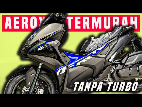 KOK JADI PENGEN  ?? REVIEW AEROX TURBO TERMURAH BLACK-BLUE !!