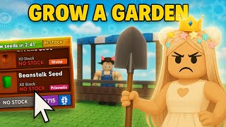 Les TYPES de joueurs sur GROW A GARDEN…!ROBLOX