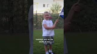 a girl, a flag, and a blurry core memory🎞️what moment from childhood lives rent free in ur mind?