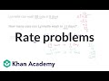 Mastering Rate Problems in Mathematics